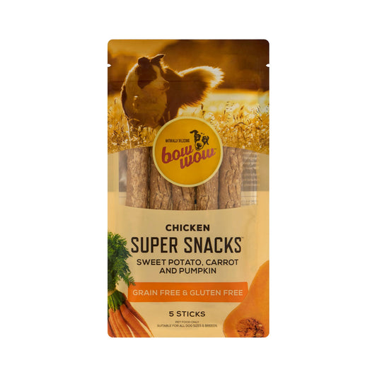 Bow Wow Chicken Super Snack 5pk