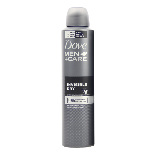 Dove Men Antiperspirant Aerosol Deodorant Invisible Dry 250mL