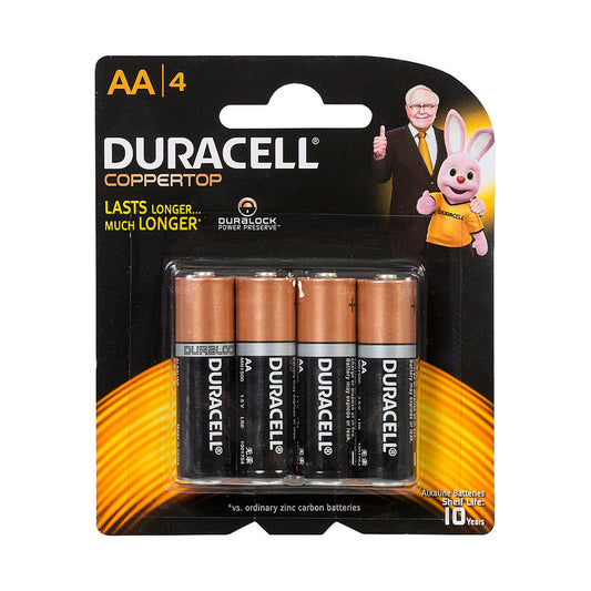 Duracell AA Batteries 4pk