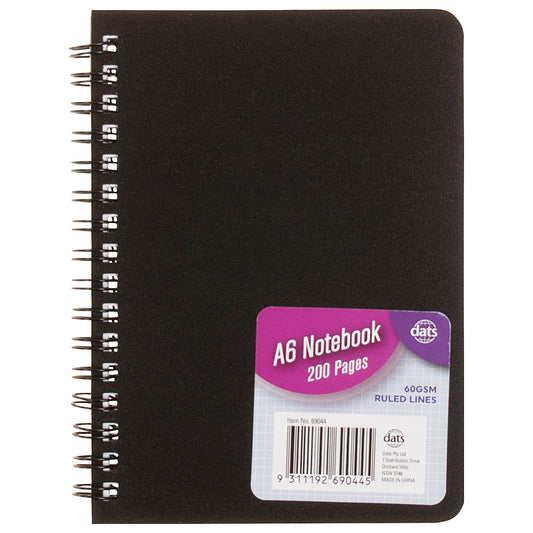 Noteworks A6 Notebook Assorted Colours