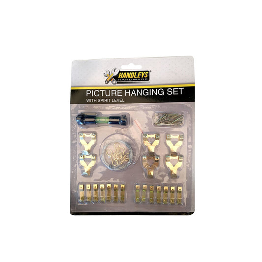 Picture Hanging Set With Spirit Level