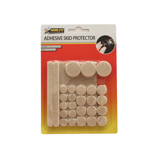 Adhesive Skid Protectors 38pk
