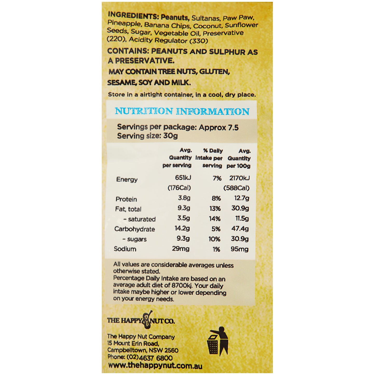 Snack Stacks Fruit & Nut Energy Mix 225g