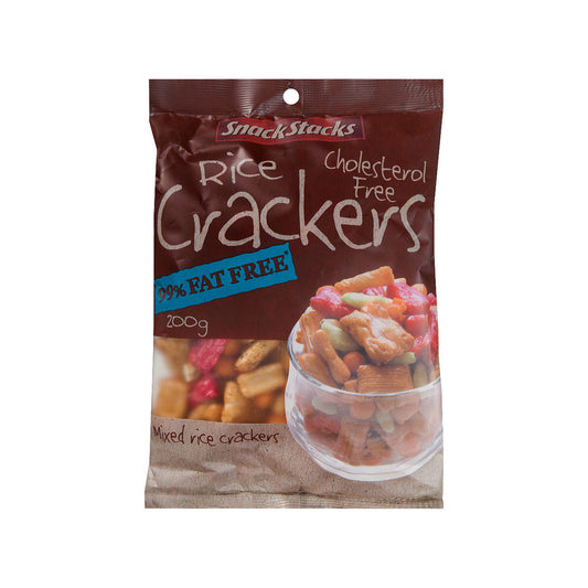 Snack Stacks Mixed Rice Crackers 200g