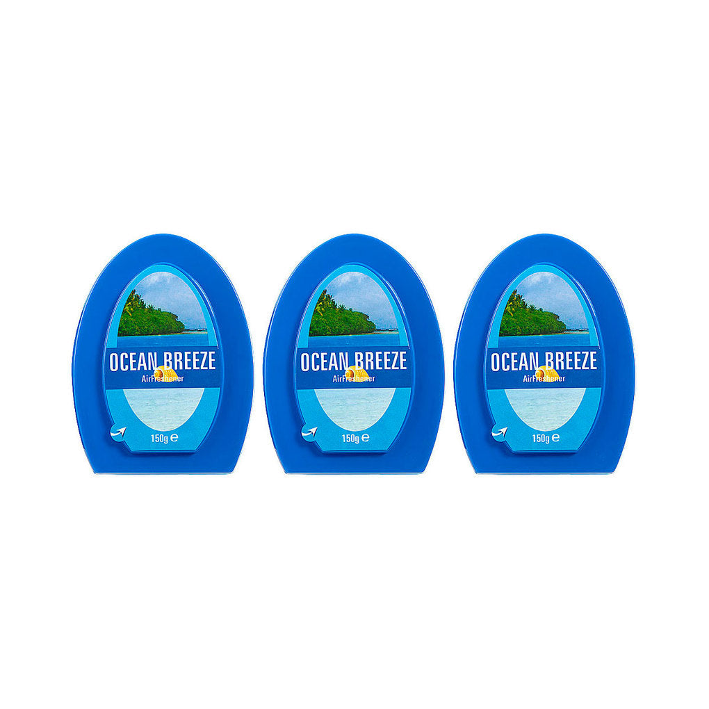 Gel Air Freshener 150g 3pk Assorted Fragrances