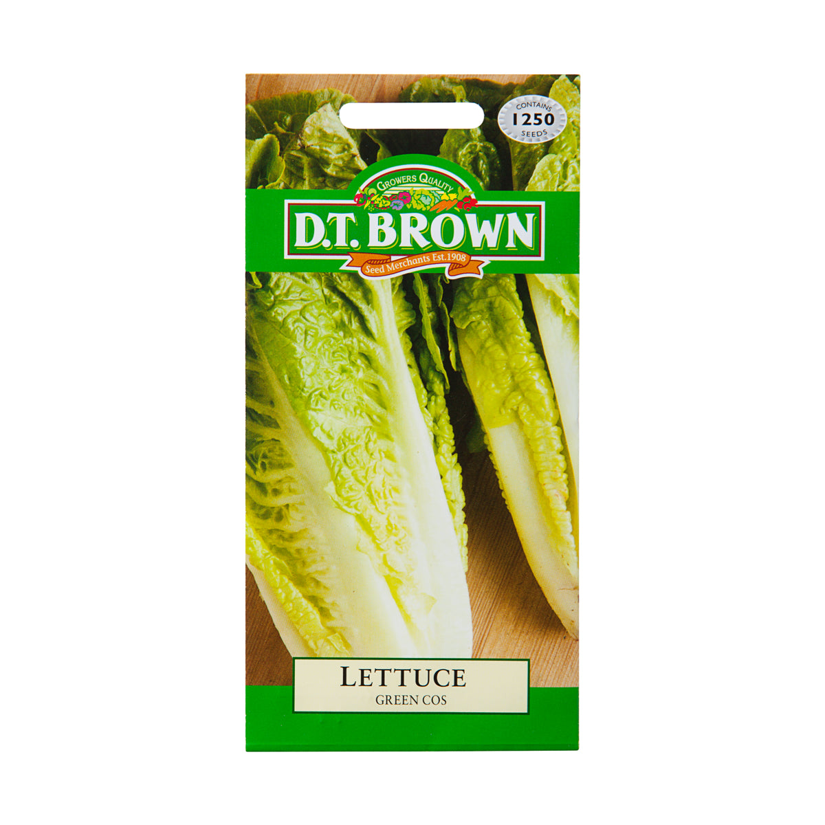 Dt Brown Cos Lettuce Seeds 1250pc