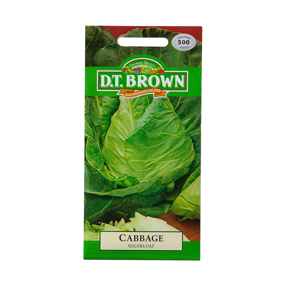 Dt Brown Sugarloaf Cabbage Seeds 500pc