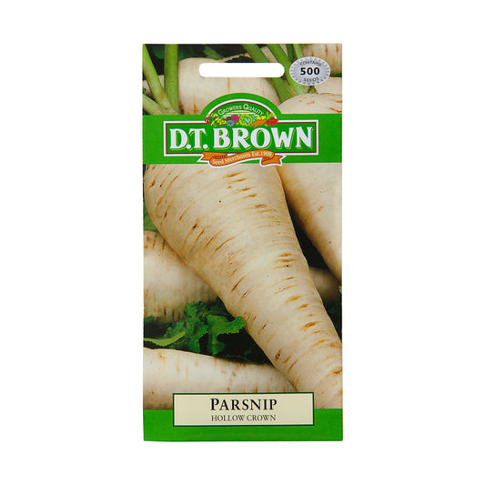 Dt Brown Hollow Crown Parsnip Seeds 500pc