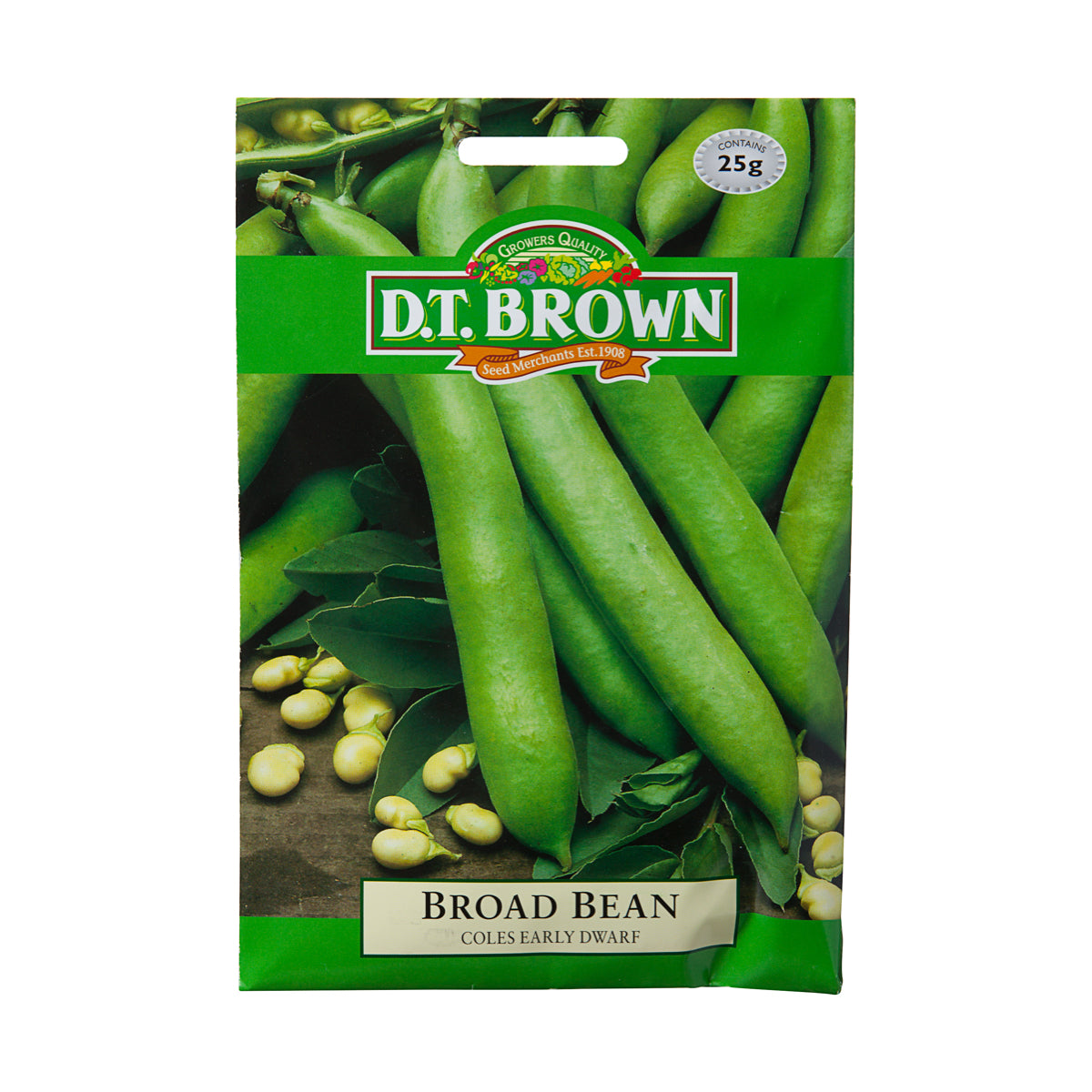 Dt Brown Broad Bean Seeds 25g