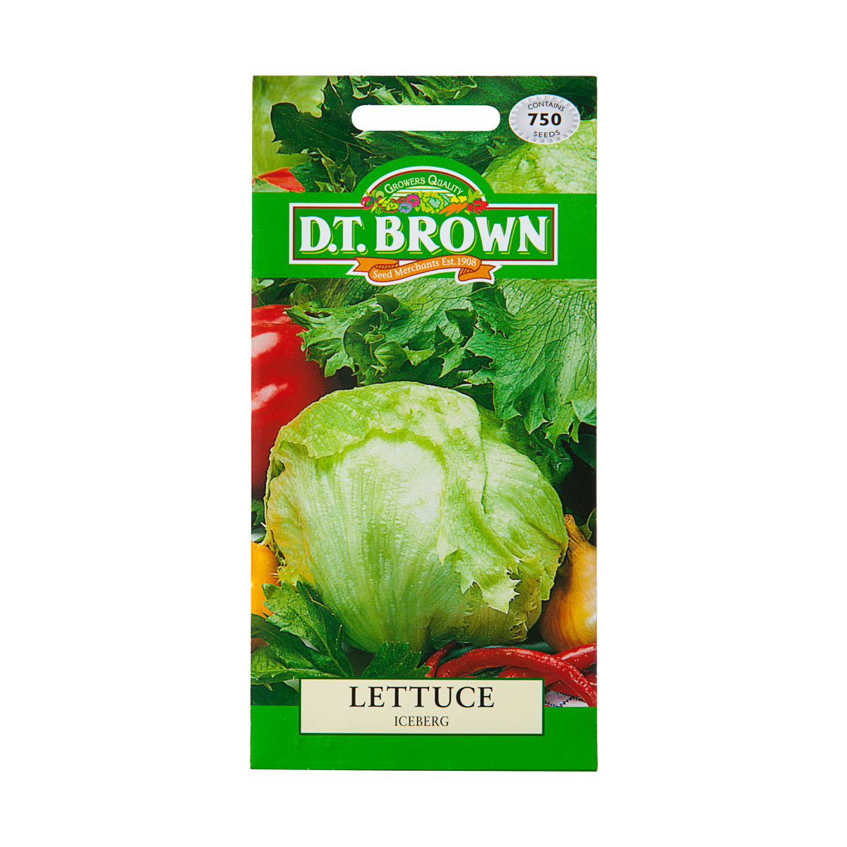 Dt Brown Iceberg Lettuce Seeds 750pc