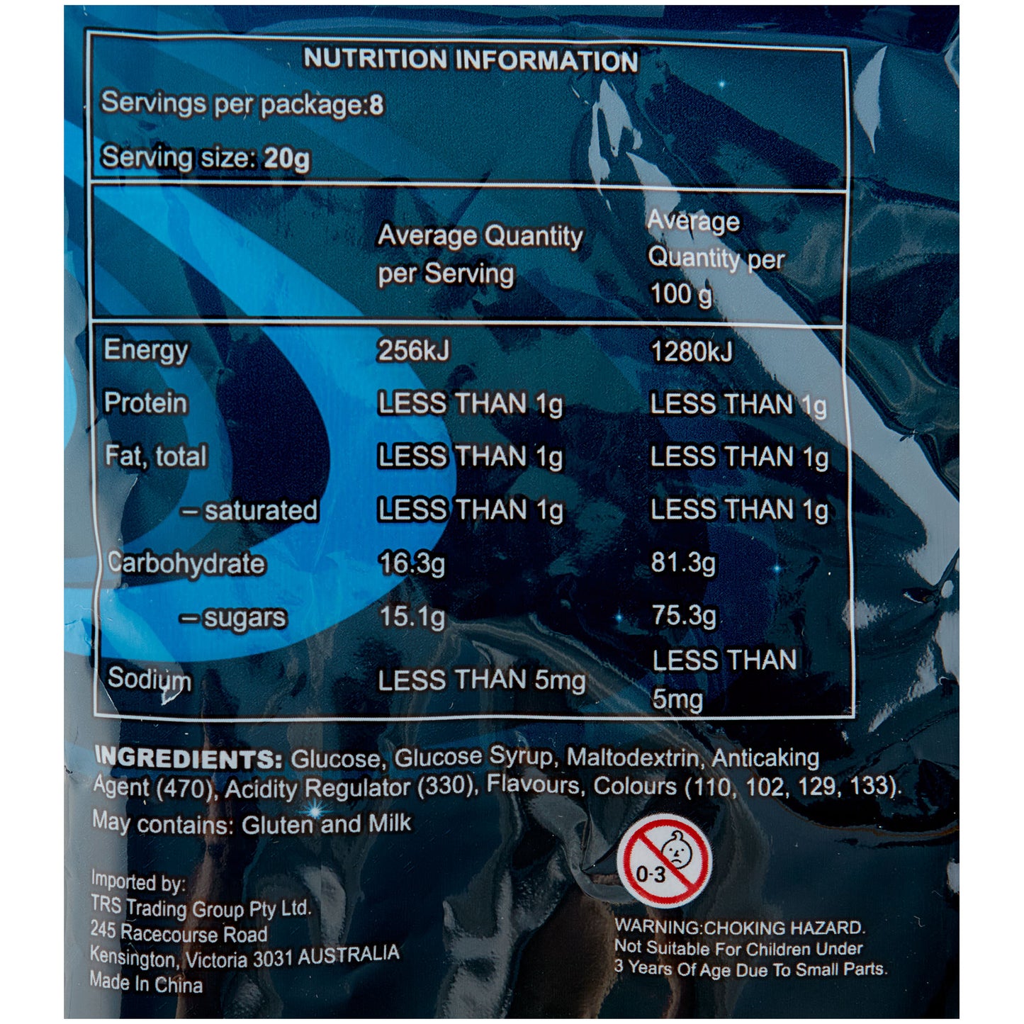 Pauly's Lolly Space Adventure Candy Rolls Sharebag 160g