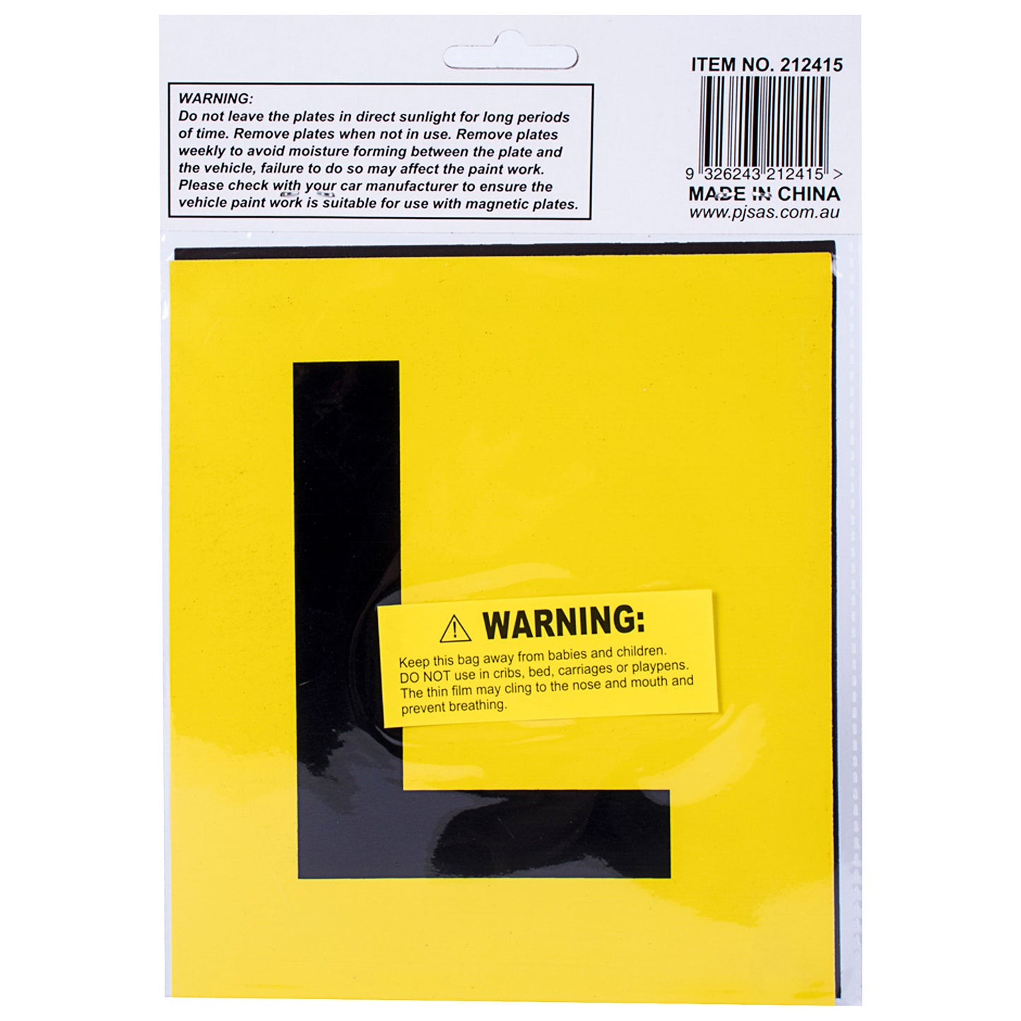 Handy Auto Magnetic L Plate All States