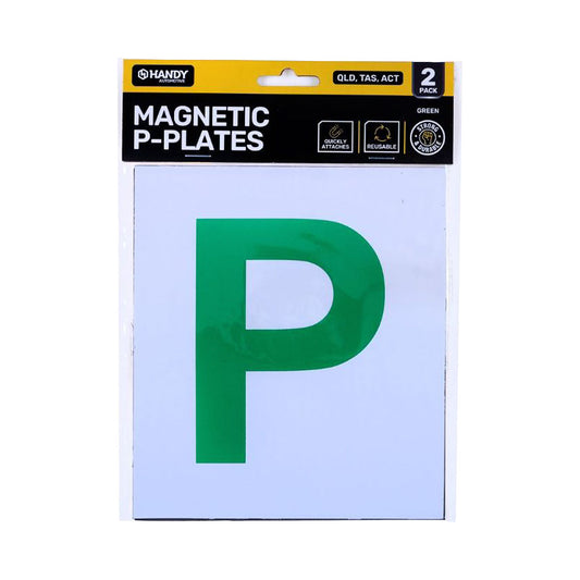 Handy Auto Magnetic P Plate Green QLD/TAS/ACT