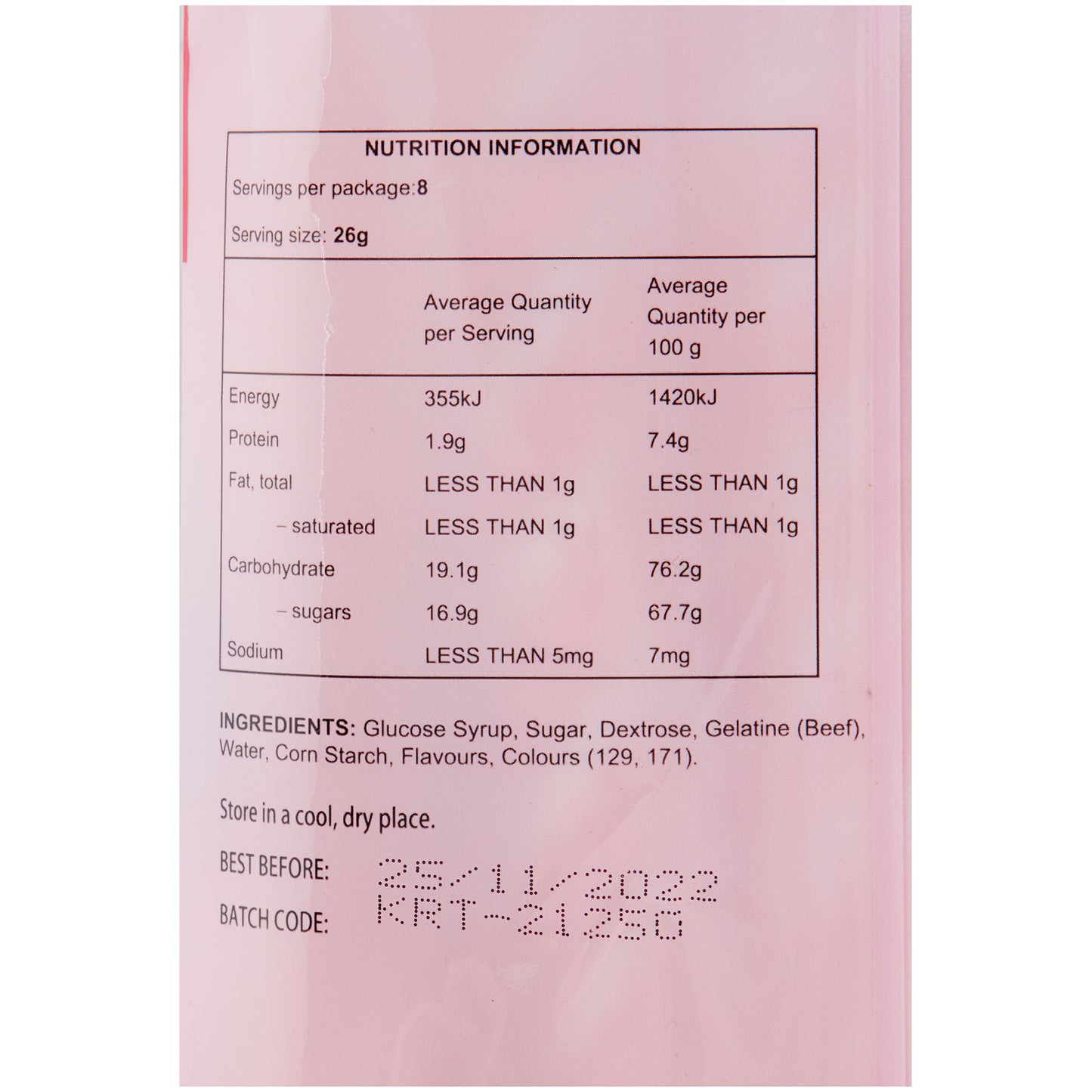 Malloos Strawberry & Vanilla Marshmallow Poles Sharebag 8pk 104g