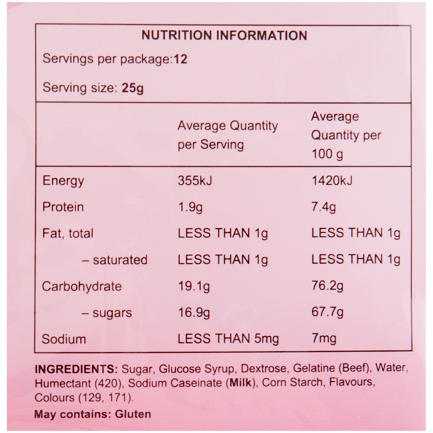 Malloos Strawberry & Vanilla Marshmallows Sharebag 300g