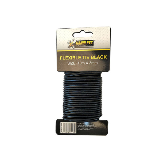 Flexible Black Tie 10mx3mm