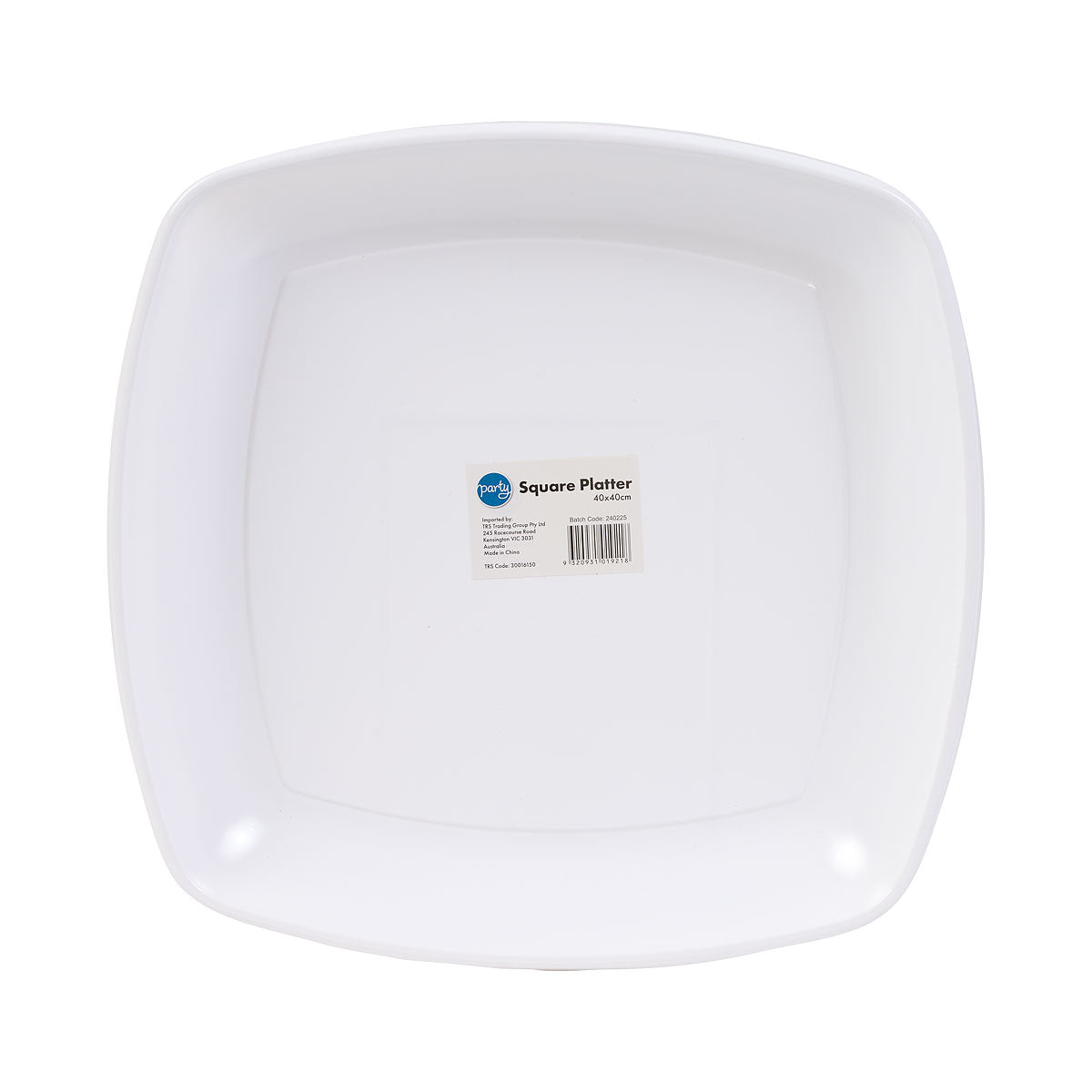 Square Platter White 40x40cm