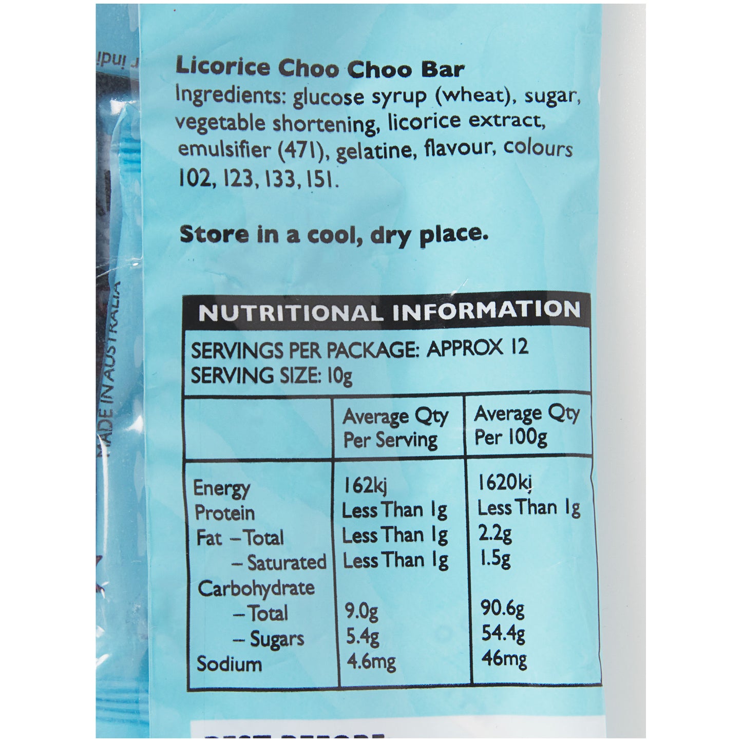 Choo Choo Bar 120g