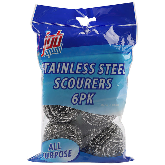 Job Squad Stainless Steel Scourer 6pk