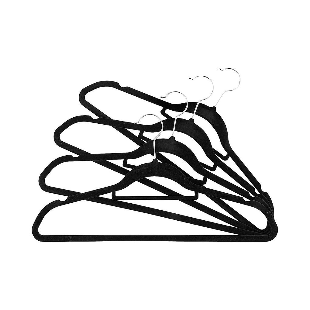 Velvet Clothes Hangers 4pk The Reject Shop