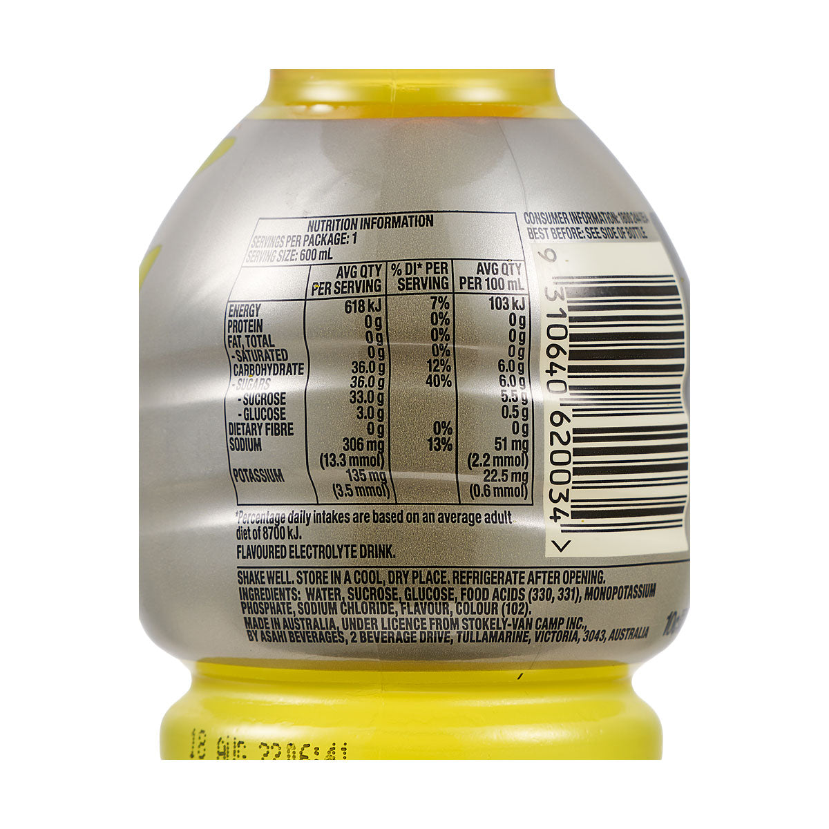 Gatorade Lemon Lime 600mL