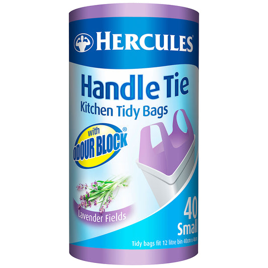 Hercules Kitchen Tidy Bags 12L Small 40pk Assorted