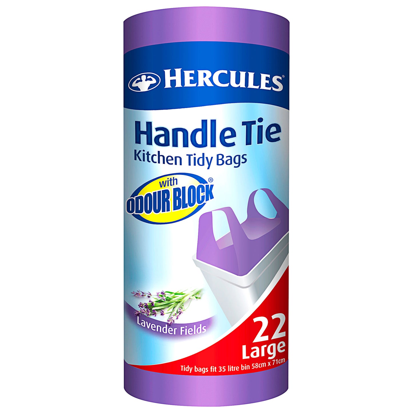 Hercules Kitchen Tidy Bags 35L Large 22pk Assorted