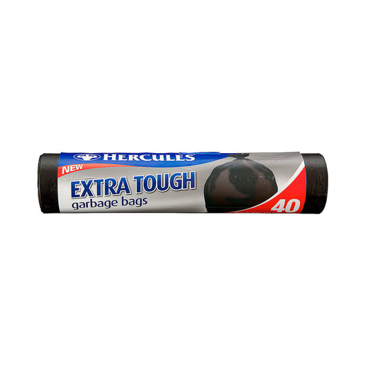 Hercules Extra Tough Garbage Bags 56L 40pk