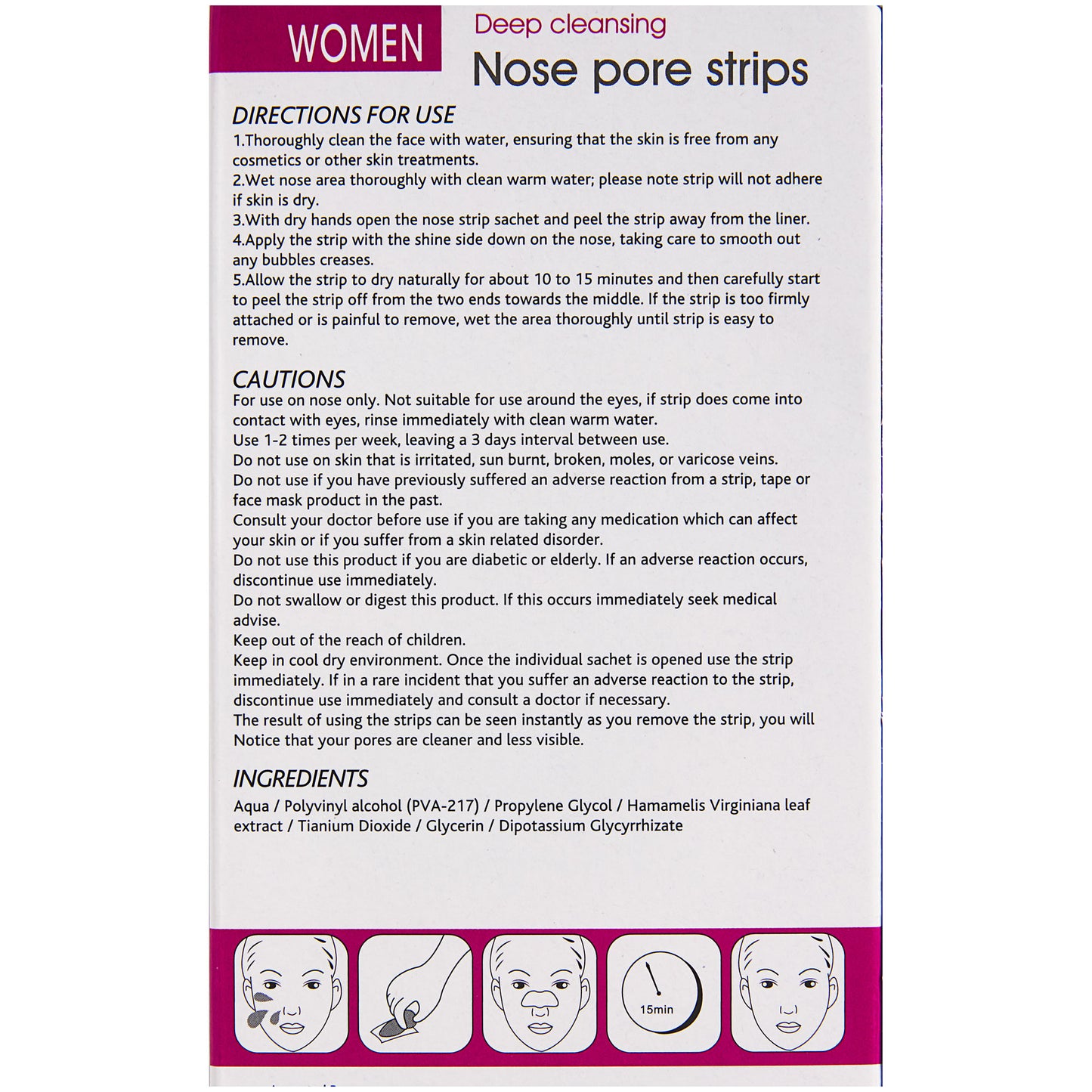 Nose Pore Strips 6pk