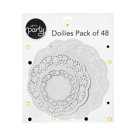Let's Party Doilies 48pk