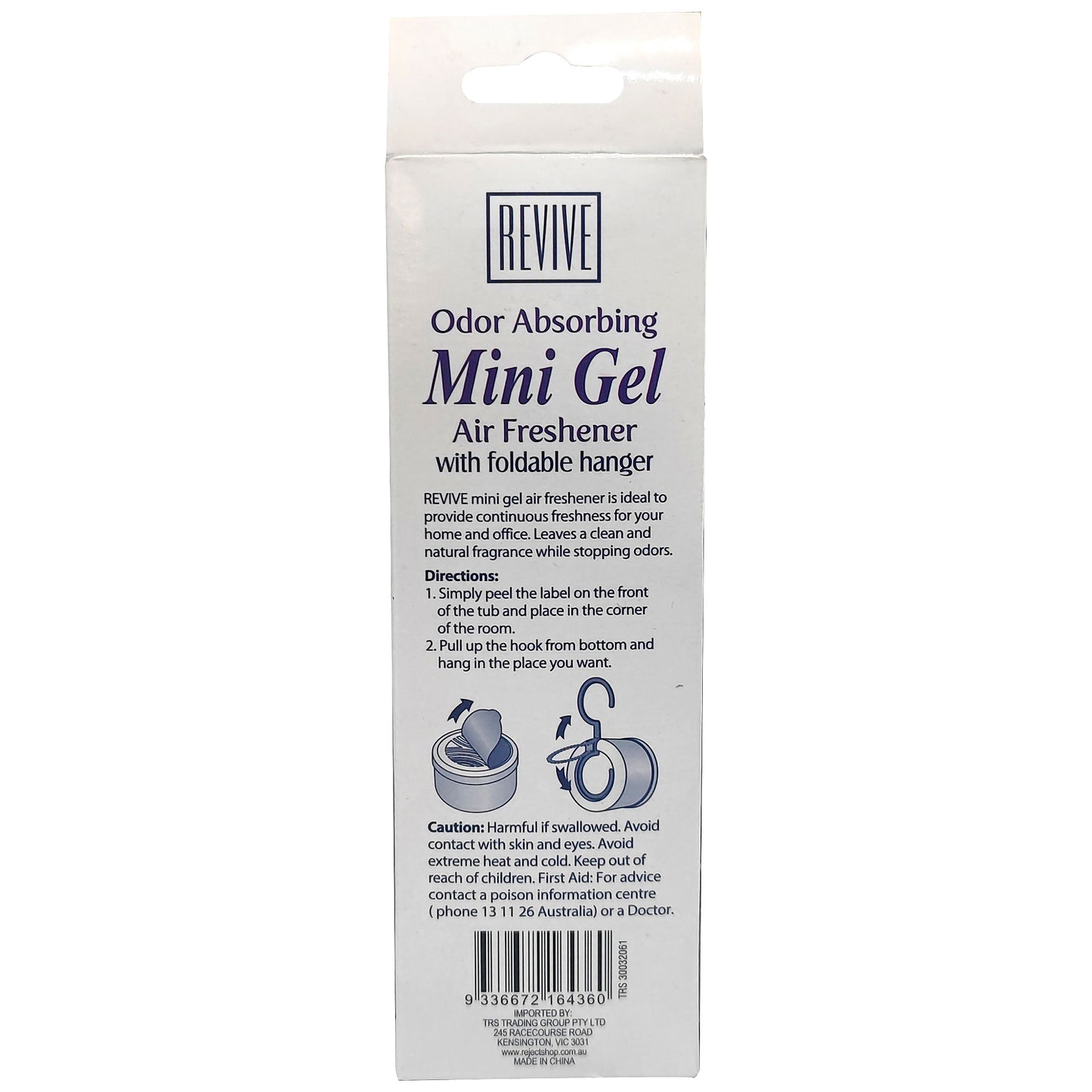 Revive Hanging Mini Gel Air Freshener 50g 3pk Assorted Fragrances