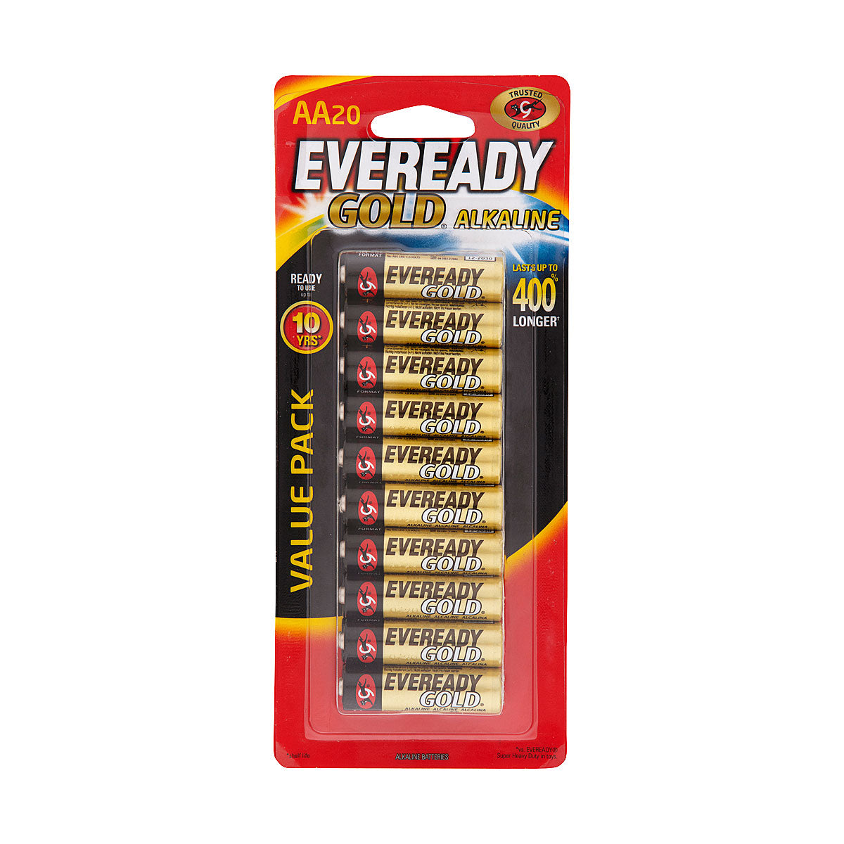 Eveready Gold AA Batteries 20pk