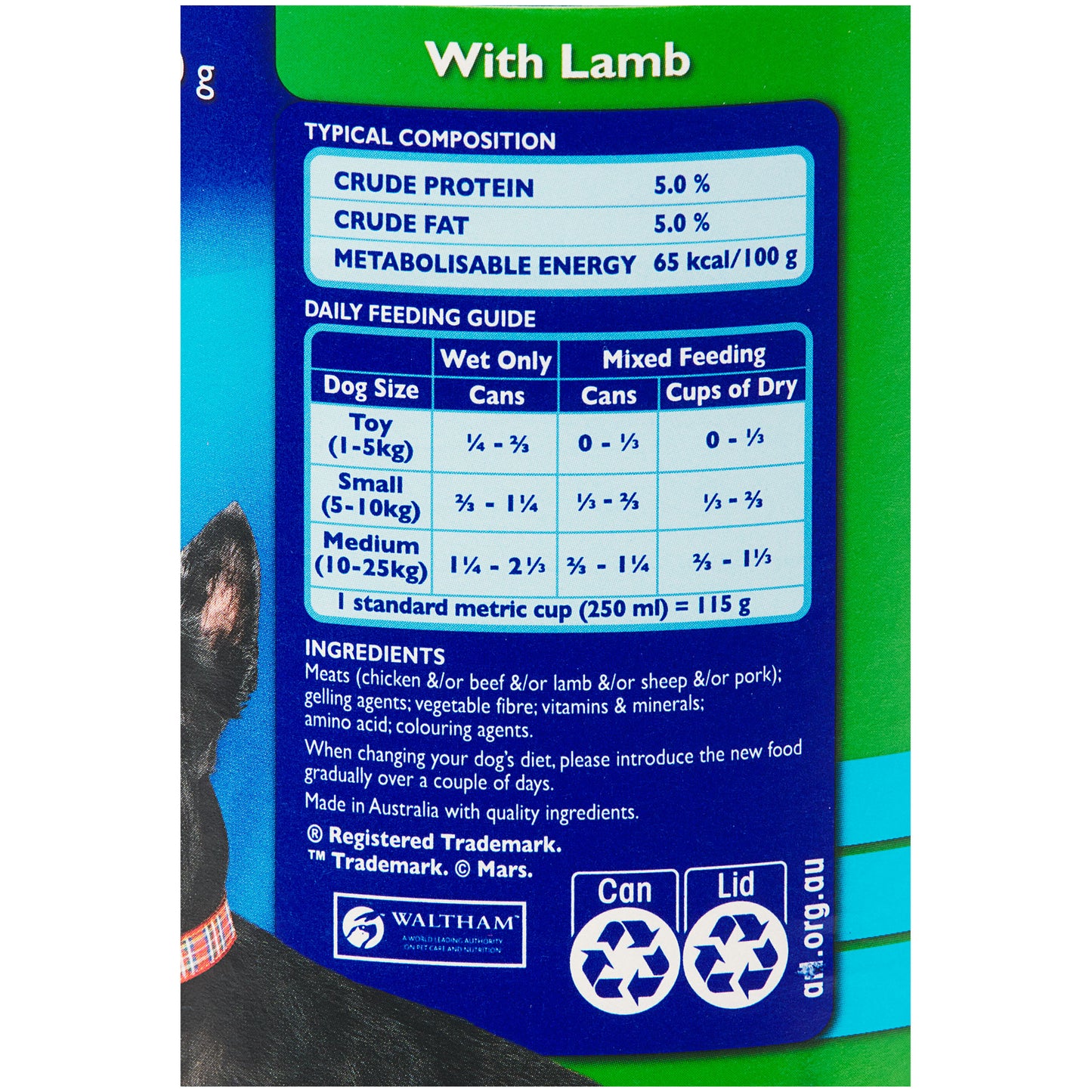 Chum Dog Food Lamb 700g