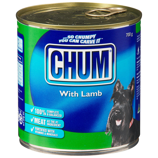 Chum Dog Food Lamb 700g