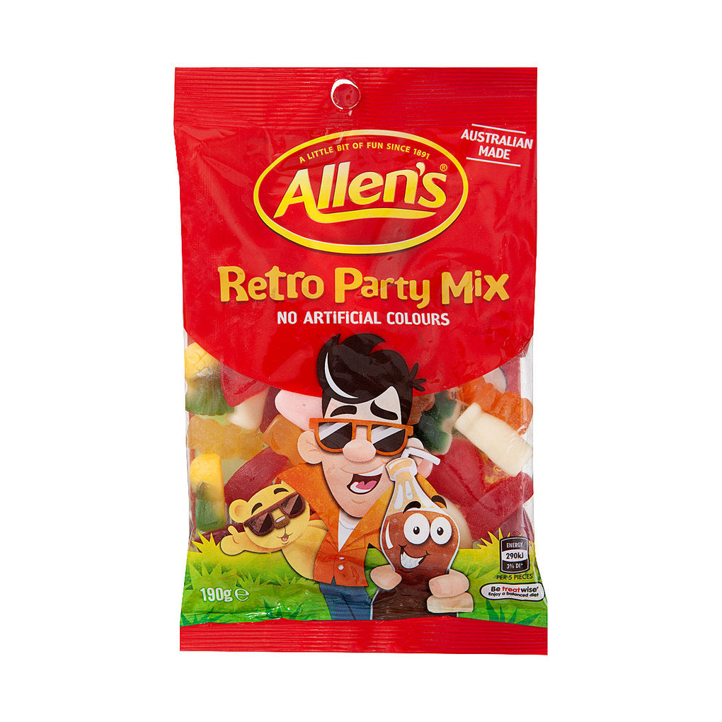 Allens Retro Party Mix Bag 190g