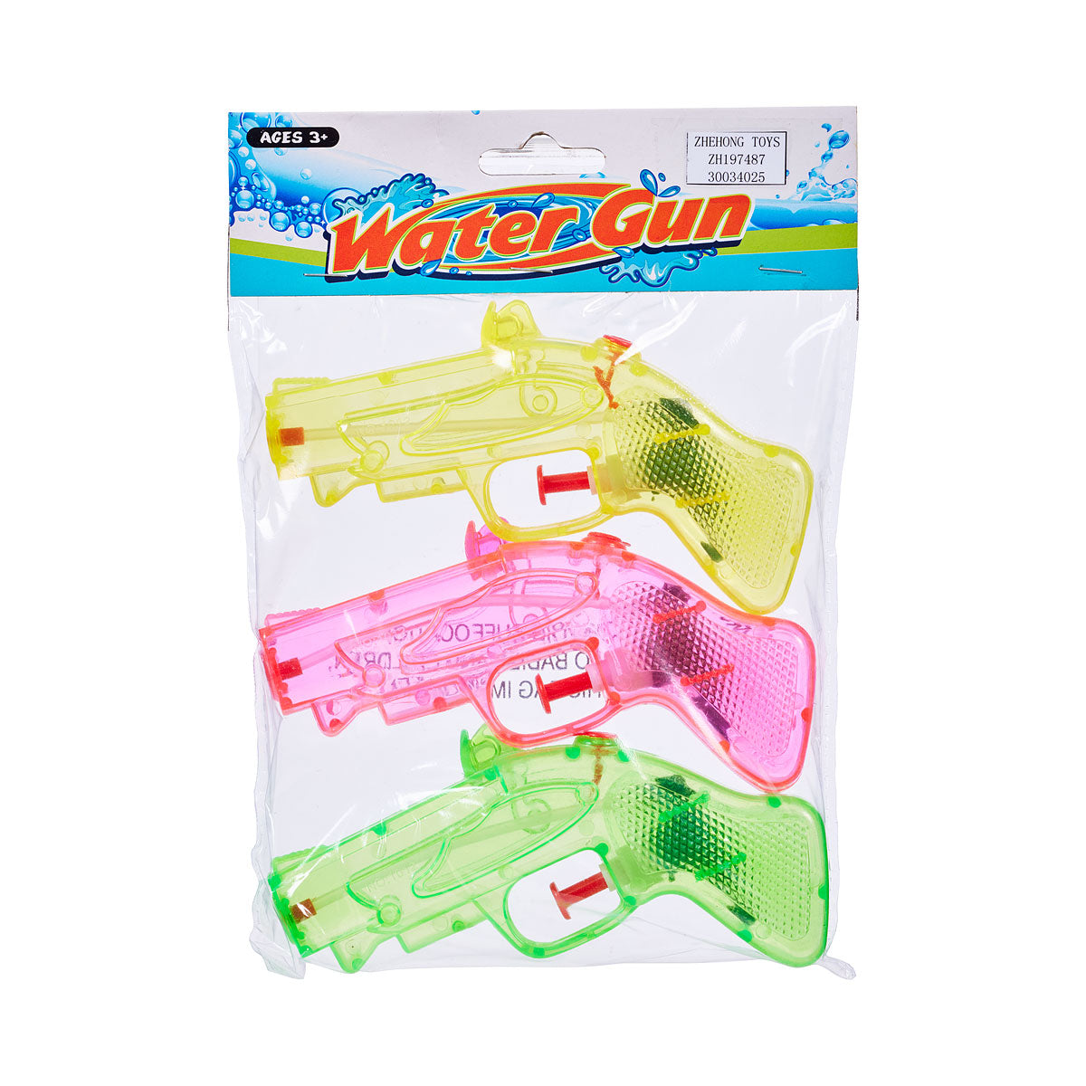 Water Pistol 3pk