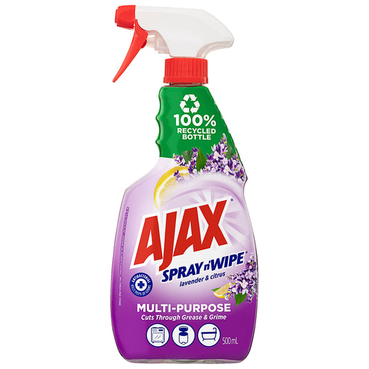 Ajax Spray N Wipe Lavender/Citrus 500mL
