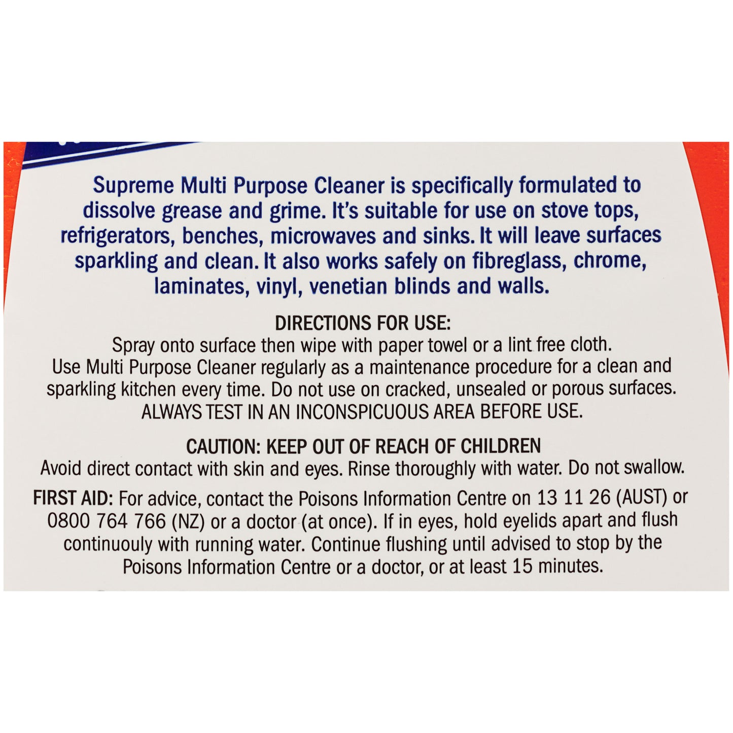 Supreme Multi-Purpose Spray 750mL