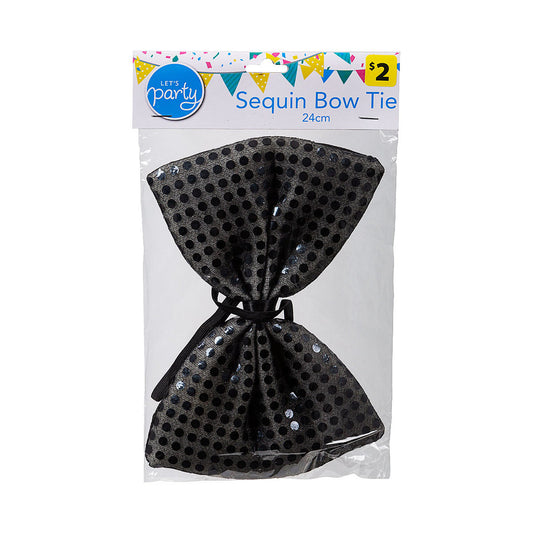 Sequin Bow Tie