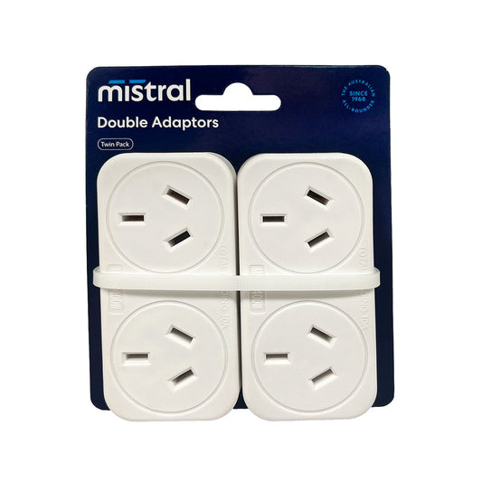 Mistral Double Adaptor 2pk
