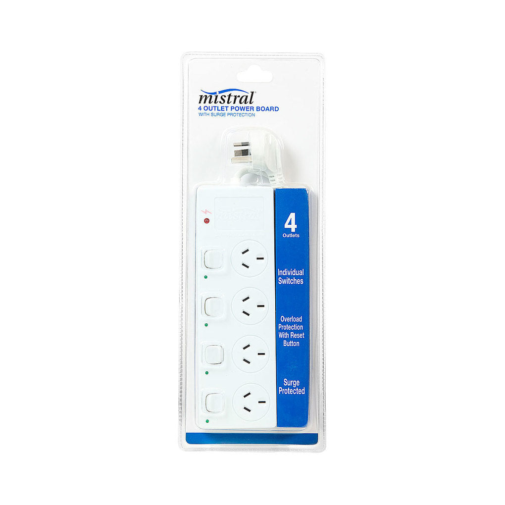 Mistral 4 Outlet Switch Powerboard