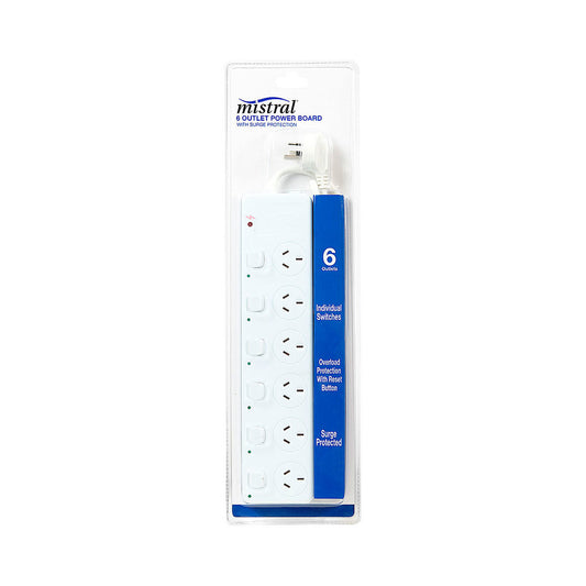 Mistral 6 Outlet Switch Powerboard