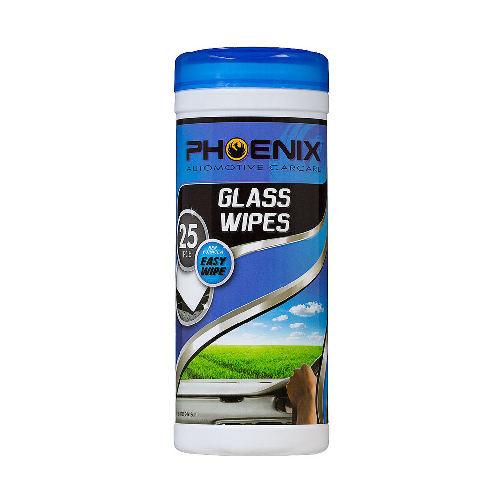 Phoenix Glass Wipes 25pk