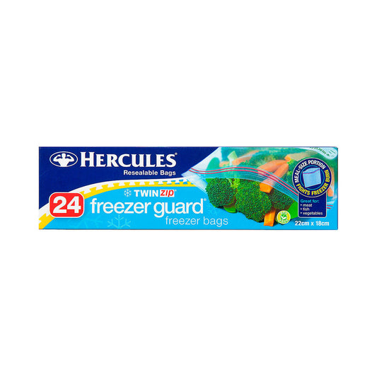 Hercules Freezer Guard Freezer Bags 24pk
