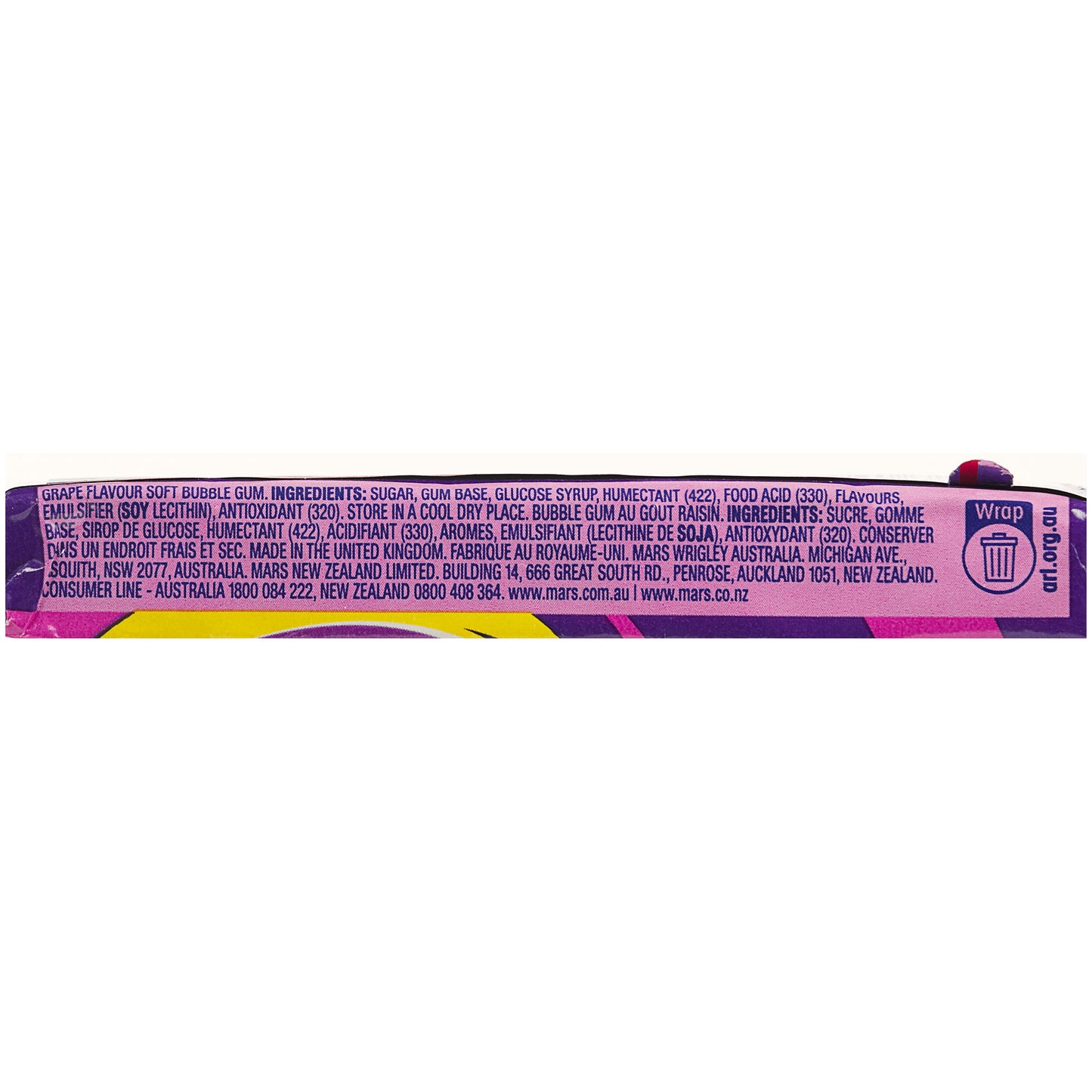 Hubba Bubba Bubble Gum Groovy Grape 35g