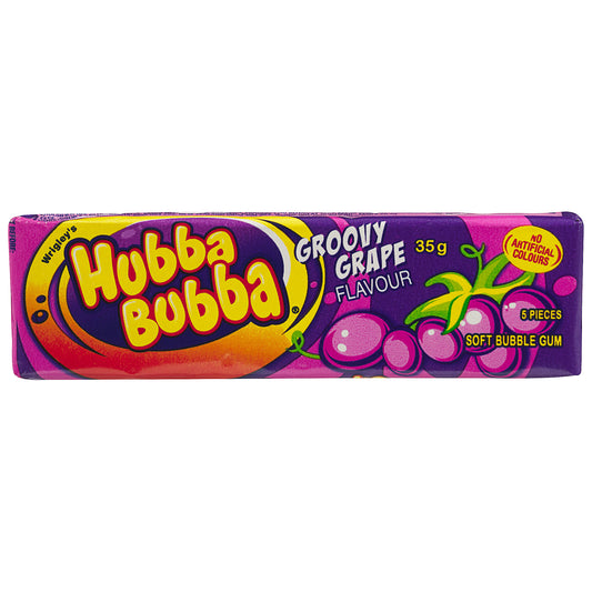 Hubba Bubba Bubble Gum Groovy Grape 35g