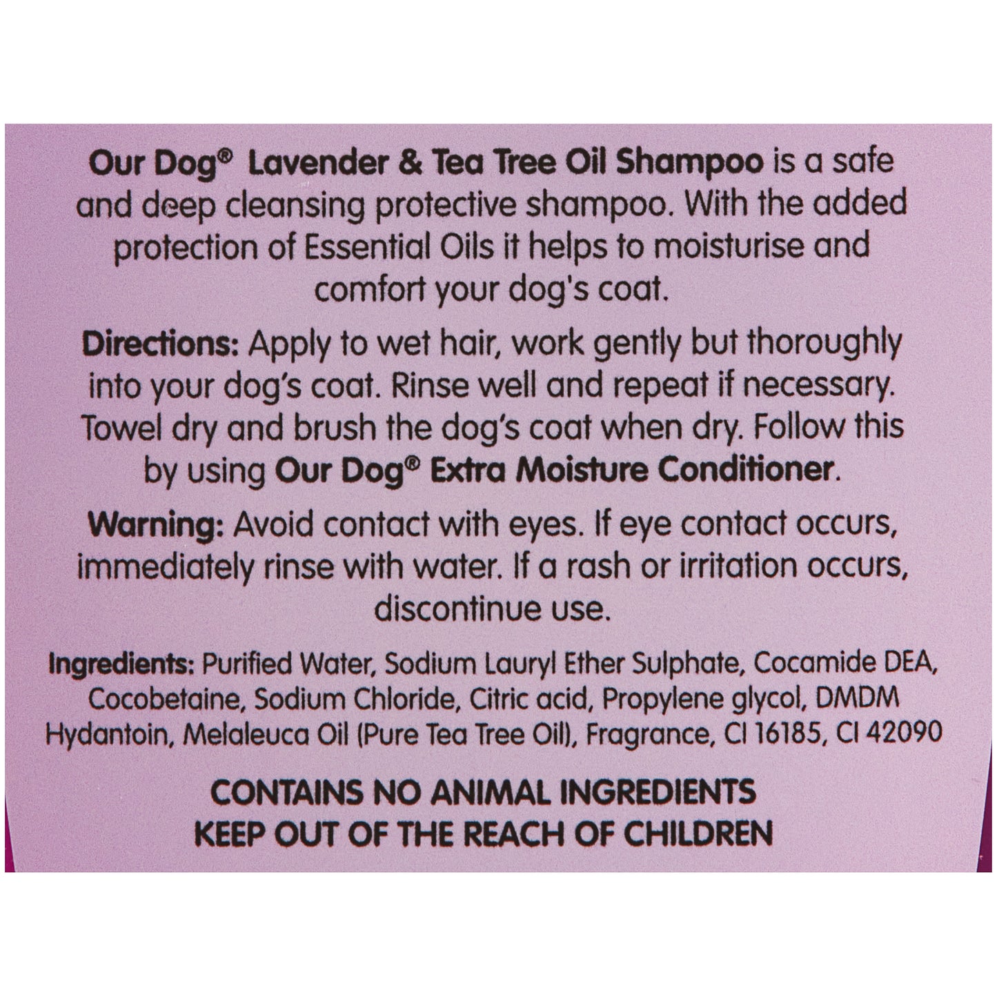 Our Dog Shampoo 600mL