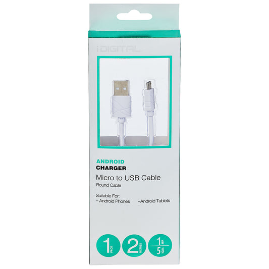 iDigital Micro USB Charge And Sync Samsung Cable 2m