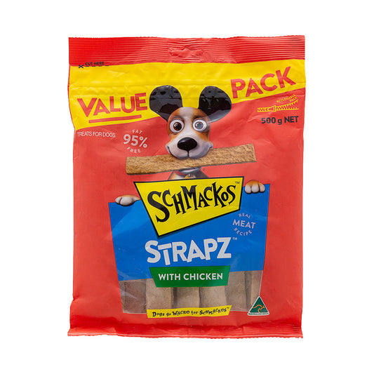 Schmackos Chicken Strapz 500g