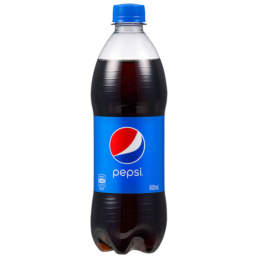 Pepsi Cola Soft Drink Bottle 600mL